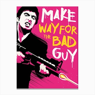 Make Way For The Bad Guy Canvas Print
