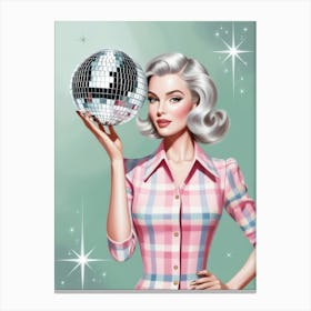 Disco Girl 1 Canvas Print