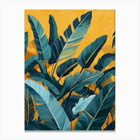 Banana Leaves 1 Canvas Print