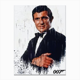 George Lazenby Is James Bond Canvas Print