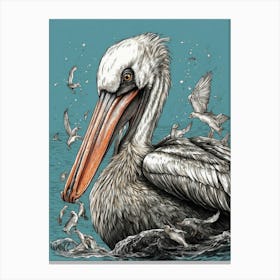 Pelican Canvas Print Canvas Print