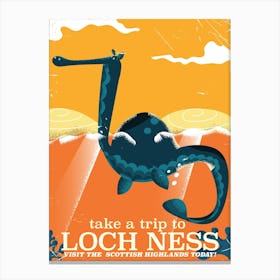 Take A Trip To Loch Ness Scotland Canvas Print