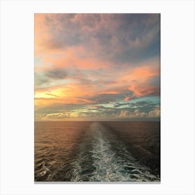 Sunset from the Ship Canvas Print