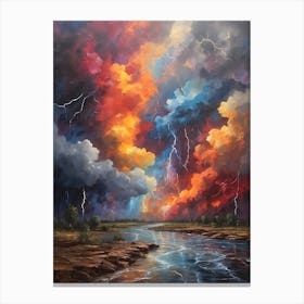 Lightning Storm 1 Canvas Print