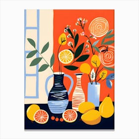 Oranges And Lemons 1 Canvas Print