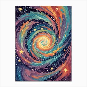 Rainbow Galaxy Canvas Print