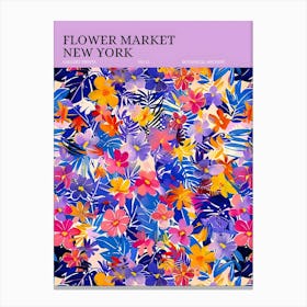 Flower Market New York 1 Canvas Print