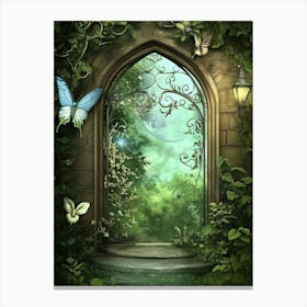 Fairy Door Art Canvas Print