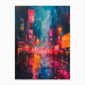 New York City At Night 1 Canvas Print