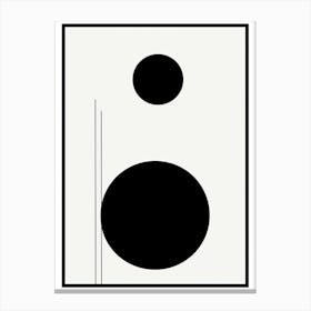 Minimal Abstract Shapes Canvas Print