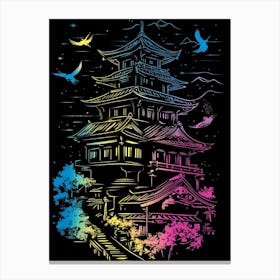 Japanese Pagoda 1 Canvas Print