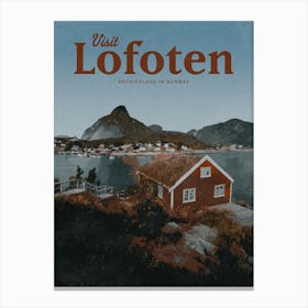 Visit Lofoten Canvas Print