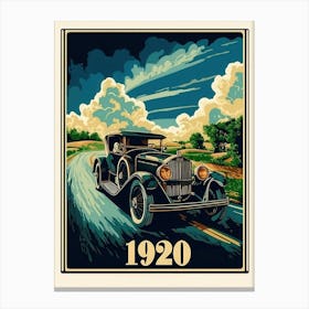 Aihrgdesign A Retro Industrial Poster Promoting Modern Automo 06ab41d5 8f8f 4f01 B033 604c446ffc68 0 Canvas Print