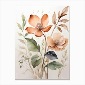 Watercolor Flowers 3 Canvas Print