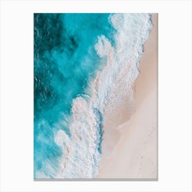 Aerial View Of A Beach 29 Canvas Print