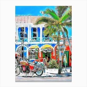 Key West Florida Pop Art Photography Tropical Destination Canvas Print