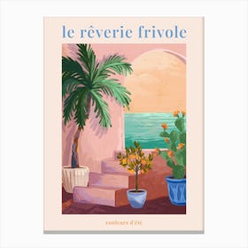 Le Rêverie Frivole - Palm Canvas Print