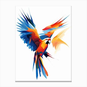 Parrot Minimalist Abstract 2 Canvas Print