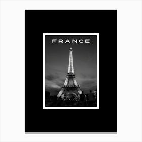 France At Night Canvas Print