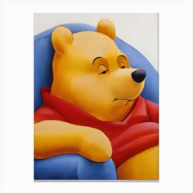 Winnie Pooh Bear Tuxedo Meme Art Canvas Print