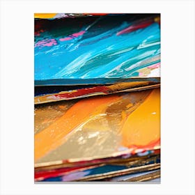Close Up Of Paint Brushes Canvas Print