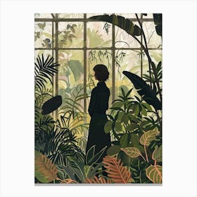 In The Garden Botanischer Gardens 1 Canvas Print