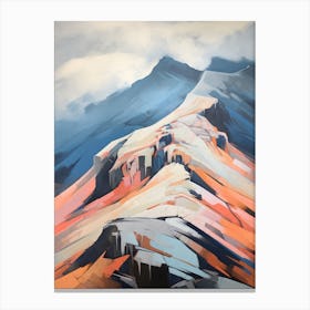 Helvellyn England 1 Mountain Painting Canvas Print