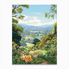 Mount Tomah Botanic Garden Australia Illustration 3 Canvas Print