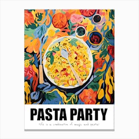 Pasta Party, Matisse Inspired 08 Canvas Print