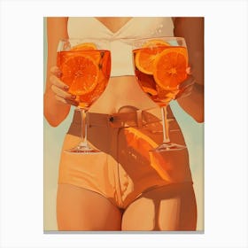 Orange Juice Canvas Print