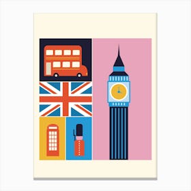 London Icons Canvas Print