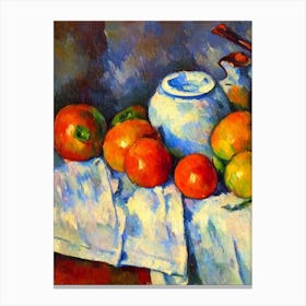 Tomato Cezanne Style vegetable Canvas Print