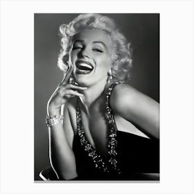 American Actor Marilyn Monroe Canvas Print