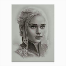 Daenerys Targaryen Canvas Print