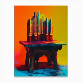 'The Organ Throne' Canvas Print