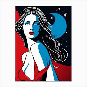 Sex And The Moon Canvas Print