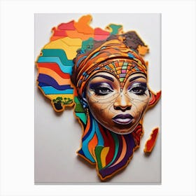 African Woman 1 Canvas Print