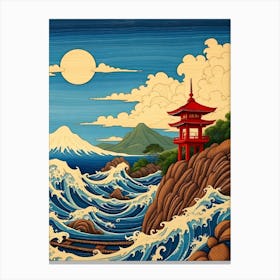 Japanese Pagoda Canvas Print