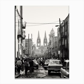 Mexico City, Black And White Analogue Photograph 4 Canvas Print