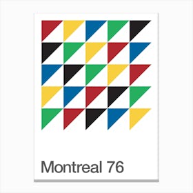 Montreal 76 Olympics Canvas Print