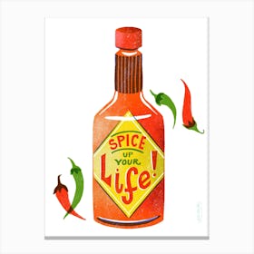 Spice Up Your Life Chili Salsa Canvas Print
