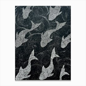 Silver Fish Canvas Print