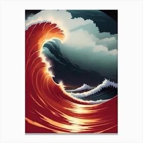 Ocean Wave Canvas Print