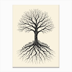 Roots Of Connection Canvas Print