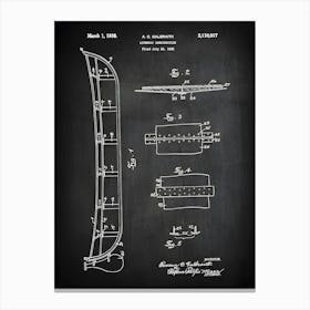 Lifeboat Canoe Patent Print Canoe Patent Boat Art Boat Decor Lifeboat Print Rescue Boat Art Patent Print Vb0171 Canvas Print