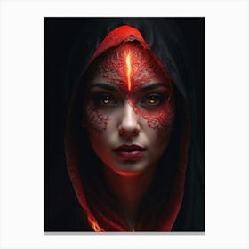 Devilish Beauty Canvas Print