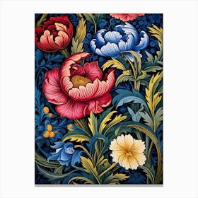 William Morris Flowers 6 Canvas Print