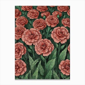 Carnations Canvas Print