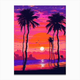 Sunset Painting Canvas Print