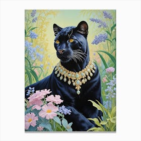 Black Panther Princess Canvas Print